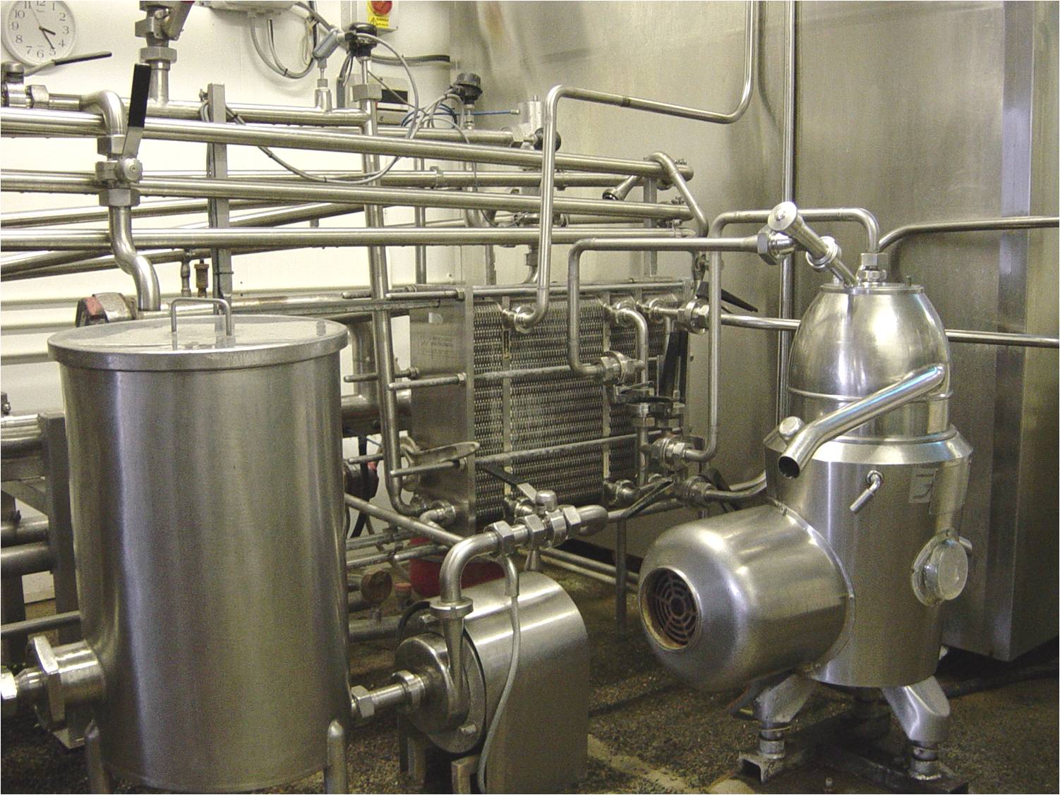 Dairy processing plant